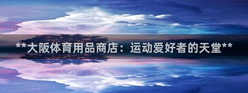 欧陆娱乐app下载安装：**大阪体育用品商店：运动爱