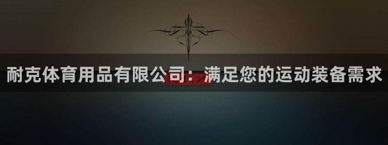 欧陆娱乐是资金盘吗：耐克体育用品有限公司：满足您的运