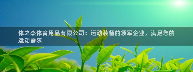 欧陆娱乐平台官网入口：体之杰体育用品有限公司：运动装备的领军