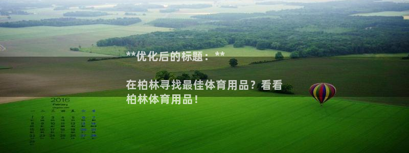 欧陆娱乐公司产品介绍：**优化后的标题：**

在柏