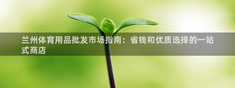 欧陆娱乐是什么：兰州体育用品批发市场指南：省钱和优质选择的一